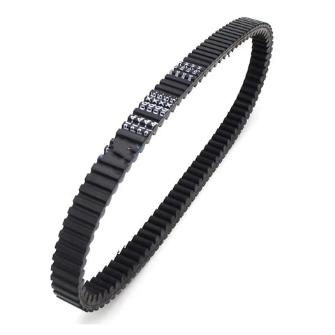 Premium V-Drive Motorcycle Belt 23100 LEA7 E01 Fits Kymco Adiva Ad3 300cc Gti showing a durable black rubber design for smooth power transmission.