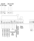 VFD 380V 220V Variable Frequency Drive With 0.75KW 1.5KW 2.2KW 3KW Output For 3 Phase Motors Inverter Converter wiring diagram