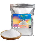 White 1000g Hot Melt DTF Adhesive Powder For All DTF Printers 1kg Digital Transfer TPU Powder package and bowl