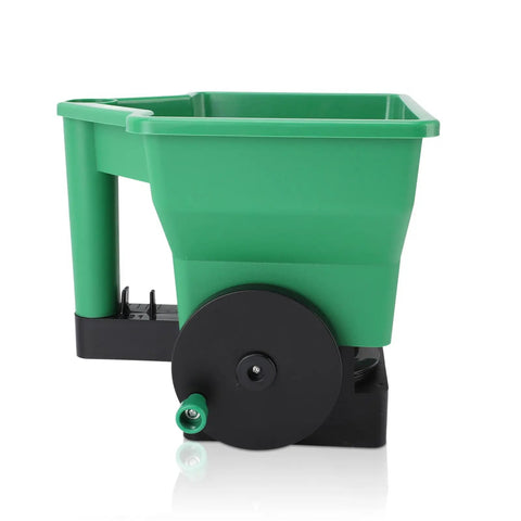 3L Handheld Lawn And Garden Spreader For Easy Seeding And Fertilizing Lightweight Seed And Fertilizer Spreader Tool side view