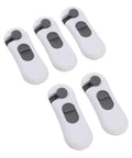 Baby Safety Cabinet Locks For Cabinets And Drawers With Double Door Access No Fuss Install Easy To Use Without Tools Child Proofing Locks Made Of Durable Plastic Perfect For Keeping Curious Toddlers Out Of Cabinets And Drawers