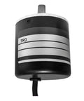 Rotary Encoder TRD-J2000-RZ For Industrial Controls And Automation, Plug And Play Mounting On Motors And Linear Guides, Precise Angle And Distance Feedback, Reliable Motion Tracking For Machinery And Equipment, black cylindrical unit with shaft