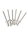 Pop Rivets Kit Pro Grade For DIY Projects 120Pc Aluminum Blind Rivets M3.2 M4 Dome Head Assorted Set For Furniture Repair
