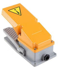 Rugged Heavy Duty Foot Switch Pedal With Guard, Cast Aluminum Build, SPDT Momentary Action, 15A 380V Industrial Controller
