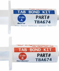 Rear Window Defroster Tab Repair Kit With High Conductivity Silver Bonding Adhesive Quick And Easy DIY Car Glass Repair syringes.