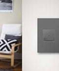Adorne 1 Gang Wall Plate Magnesium Six Pack Screwless Snap In Design No Fuss Quick Install Fits Over Existing Electrical Box