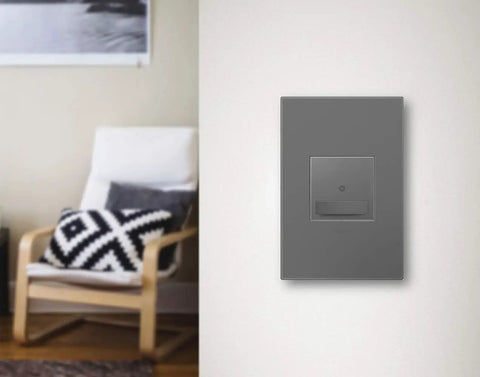 Adorne 1 Gang Wall Plate Magnesium Six Pack Screwless Snap In Design No Fuss Quick Install Fits Over Existing Electrical Box