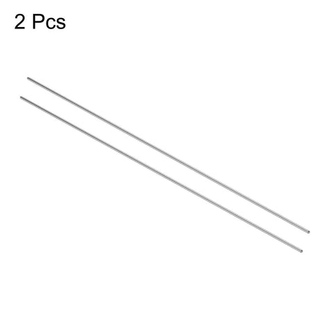 Two Pack 4mm By 450mm Linear Motion Rod Shaft Guide For 3D Printer And CNC Machine Chrome Plated Hardened Steel Carbon Steel With Ultra Smooth Movement And 58 To 64 HRC Hardness, 2 pcs