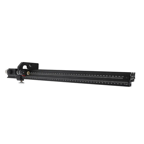 Heavy Duty Aluminum Alloy Table Miter Gauge With Precision Angle Fence Fits Table Saw Router Table, showing fine adjustment scale.