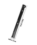 10 Inch Bottom Mount Drawer Slides For Dresser And Cabinet Repair Smooth Cold Rolled Steel Drawer Glides Durable Furniture Guide Rails 1 Set No Fuss Easy Install And Durable Construction For Home Renovations, black slide with 25 cm length