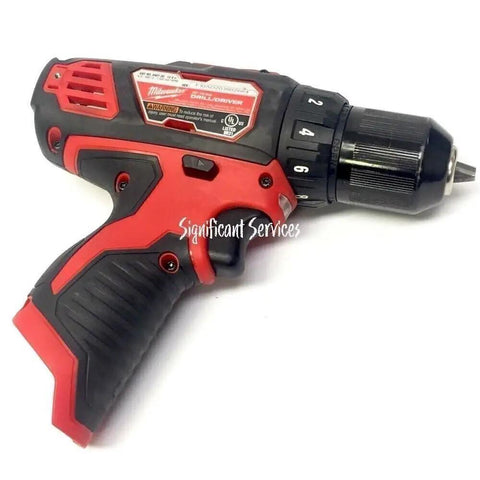 12V Drill Driver With 3/8 Inch Chuck Bare Tool Only, Ergonomic Grip For Comfort, A True Workhorse Delivers Up To 275 In-Lbs Torque