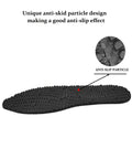Black Rubber Soles Replacement For Shoes DIY Repair Kit With Anti Slip Particle Pattern durable, close-up view of texture.