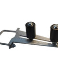 Bottom Guide Assembly For Slide Gates Square Post 4 Inch Heavy Duty Rubber Gate Wheels Hot Dipped Galvanized Steel
