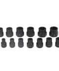 Heavy Duty Nut And Bolt Extraction Tool Kit For Rusted Damaged And Stripped Fasteners, 13 Piece Chrome Molybdenum Steel Socket Set