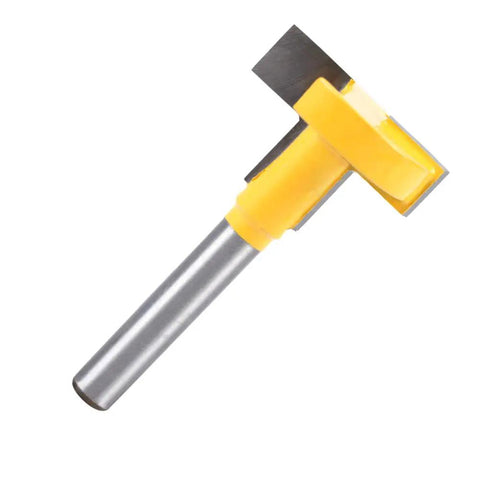 Premium T Slot Router Bit With 1 4 Inch Shank Made From Durable Cemented Carbide For Smooth Woodworking Projects And Perfect Grooves In Soft Wood Materials, close-up angle.