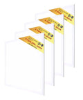 Four 2x2 Foot LED Flat Panel Light 4000K 39W 4290 Lumens Backlit Drop Ceiling Fixture For Office Library Showroom Pack