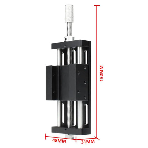 Z Axis Height Adjuster Lift Kit For XT D1 Pro Laser Engraver, Precise Focus Control Bracket with dimensions 152x48x31mm