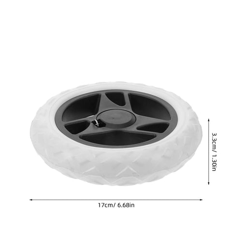 6.69 Inch Replacement Laundry Cart Wheels For Durable Rolling And Easy Maneuverability In Grocery Trolleys And Foldable Utility Carts