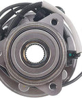 Front view of Front Wheel Hub Bearing Assembly With ABS 5 Lug For Ford Explorer 1995 To 2001 4WD, showing sealed bearing and ABS connector.