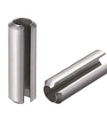 Slotted Spring Pin M8 X 50mm 304 Stainless Steel Split Roll Dowel Pin Tension Pin Plain Finish Built Tough For Precision