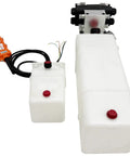 2200W Hydraulic Power Unit With Double Acting Pump And 24V DC Motor 3.17 Gallon Tank for industrial use with control valve and tanks