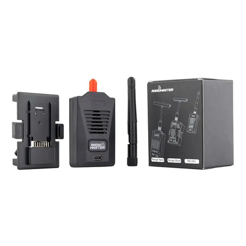 4In1 2.4GHz RC module and accessories set for Zorro Boxer TX16S II controllers on a white background.