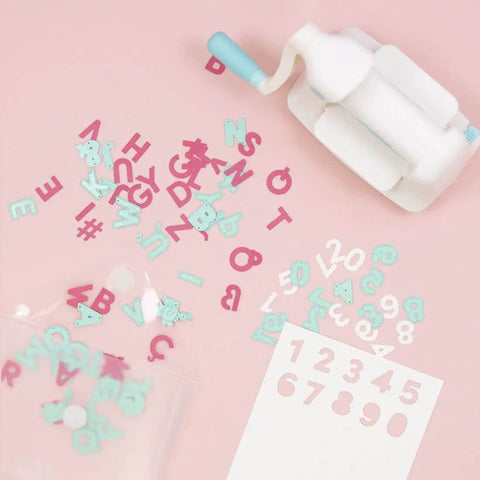 Number Shaped Die Cut Set, 0 Through 9, For Card Making And Scrapbooking, 10 Piece Die Cuts compatible with die cutting machines.