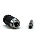 1-Piece 5/8 Inch Keyless Chuck for 2MT Drill Presses and Wood Lathes, smooth tighten and loosen mechanism visible