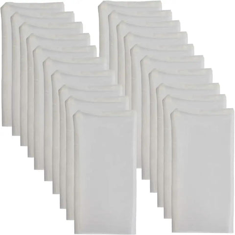 Premium Nylon Tea Filter Bags 2 By 4 Inches Pre Flipped For Quick Fill Double Stitching 20 Pack
