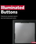 Multi Function Garage Wall Control 78LM Replacement For Chamberlain Indoor Wall Console with oversized illuminated button