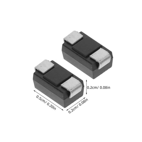 Top Shelf Rectifier Diode 100 Piece Assortment Kit Straight Up AC To DC Conversion Modules compact black semiconductors.