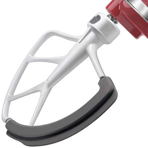 Flex Edge Beater For 6-Quart KitchenAid Bowl-Lift Stand Mixers Paddle Attachment with grey scraping edges