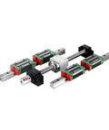 High Precision Linear Guide Rail Kit Featuring Two HGH20 Rails And One SFU2005 Ball Screw Set for CNC motion control