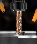 5 Pack Three Eighths Inch Carbide Square End Mills Set Pro Grade HRC55 Tungsten Steel End Mills for CNC milling cutting alloy steel.