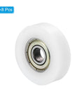 Heavy Duty Nylon Pulley Wheels Set 8 Pack 8x36x10mm For Doors Windows Drawers And Sliding Hardware Conveyor Rollers