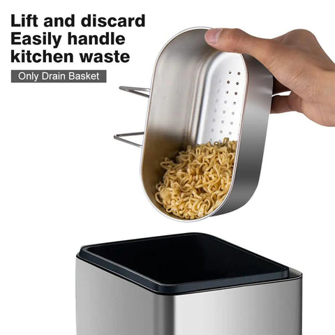 Super Solid Stainless Steel Hanging Sink Strainer Basket That Makes Catching Food Scraps Absolute No Sweat For Kitchen Drains Filters Gunk And Washes Produce Dead Simple Silver Finish
