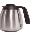 Seamless Thermal Carafe 1.9 L Black Vacuum Insulated Keeps Coffee Hot For Hours Holds 64 Oz Of Joe Brew Stainless Steel Interior