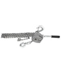 Heavy Duty 3 Ton 3 Meter Aluminum Alloy Hand Plate Hoist Lifting Tool For Serious Work, Smashing Loads With Ease And Style In Any Job, with chain and hooks.