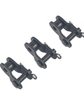 415 Chain Half Links And 415 Chain Links Lock Set For Gas Motor Kits, showing three heavy duty steel chain locks