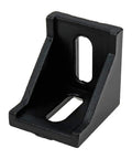 Black Ten Pack 4040 Inside Corner Bracket Gusset For 4040 Aluminum Extrusion Profile with 8mm slot for industrial frames.