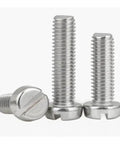 Top Shelf 304 Stainless Steel Slotted Cheese Head Machine Screws 50 Pack Metric M1.6 To M3, showing various sizes for versatile use.