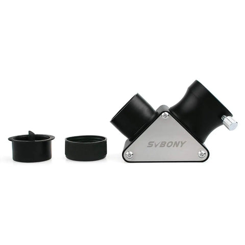 Dielectric Star Diagonal 1.25 Inch 90 Degree, Fully Metal Construction, High Reflectivity For Sharp, Clear View with accessories
