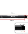 Thru Axle 15mm X 110mm For RockShox Forks Aluminum Alloy Hub Adapter showing dimensions and thread detail