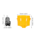 Garneck Electric Pipe Threader Kit With Alloys Iron Build, Includes Multiple Threading Dies For Water And Hose Pipes, threading die and insert.