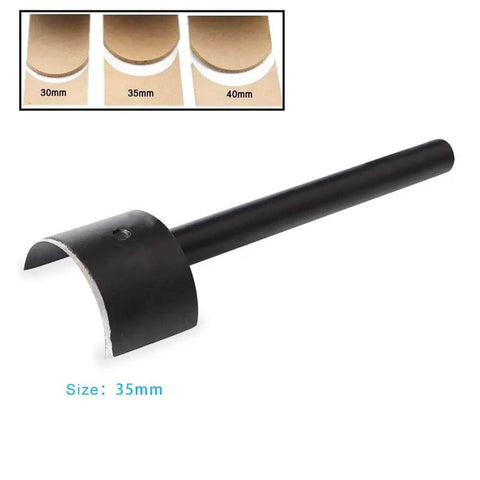 35mm leather craft half round cutter punch set arc end tool for belts wallets and bags with arc shaped ends