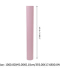Sweet Pink Peel and Stick Wallpaper That is Hella Tough against Scratches and Grime Thick PVC Material roll measuring 17.68 in.