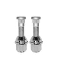 M12x1.50 Chrome Wheel Lug Stud Nut Set For Ford Focus Fusion Fiesta Escape EcoSport Ranger MKC MKZ And More Replaces 611-303 CV6Z1012C ACPZ1012H 4 Pieces