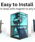 24V UVC Light For HVAC Coils Up To 5 Tons With Ballast And Magnetic Mount Bulb, simple install in AC ducts and coils