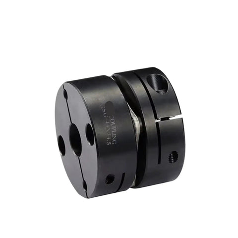Top Shelf Single Disc Coupling Flexible Shaft Connector 22 By 22 Bore Stainless Steel Build, black, industrial use.