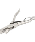 V Shape Pig Ear Mark Plier Stainless Steel Ear Notcher With Buckle For Cattle Sheep And Goats, pro grade tool with ergonomic handles
